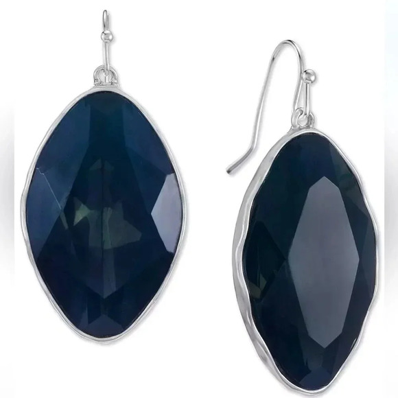 NAVY BLUE Drop Earrings - Picture 1 of 1